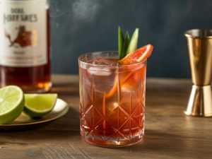 Devil wishes cocktail: bold flavors with a fiery ginger kick