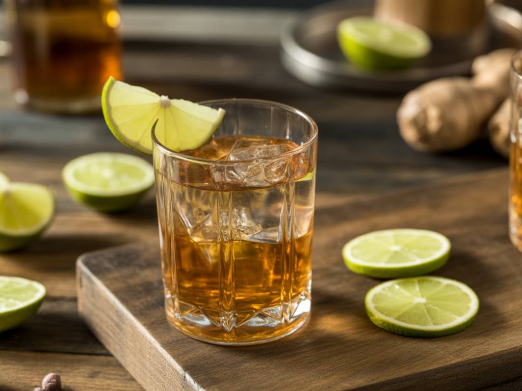 Ginger ale and whiskey drinks that balance sweet and spice