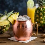 Pineapple mule with ginger beer: a tropical spice fusion