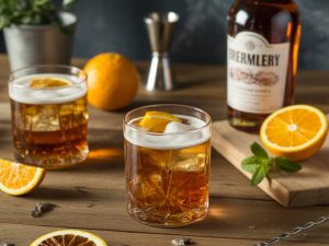 Brandy-based orange liqueur and how it blends with ginger beer cocktails