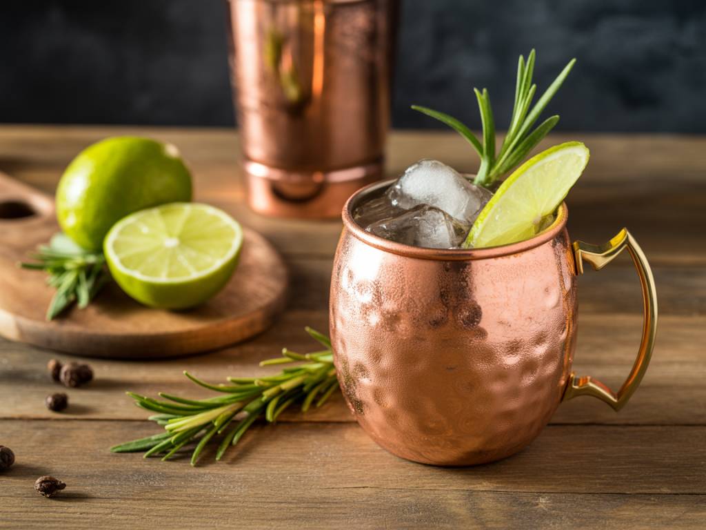 Moscow mule variations recipe using ginger beer and seasonal ingredients