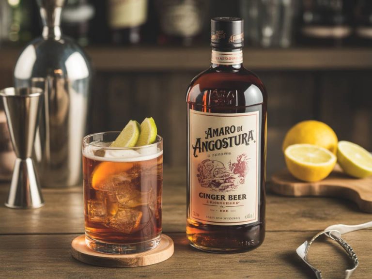 Amaro di Angostura cocktail ideas featuring bold ginger beer notes