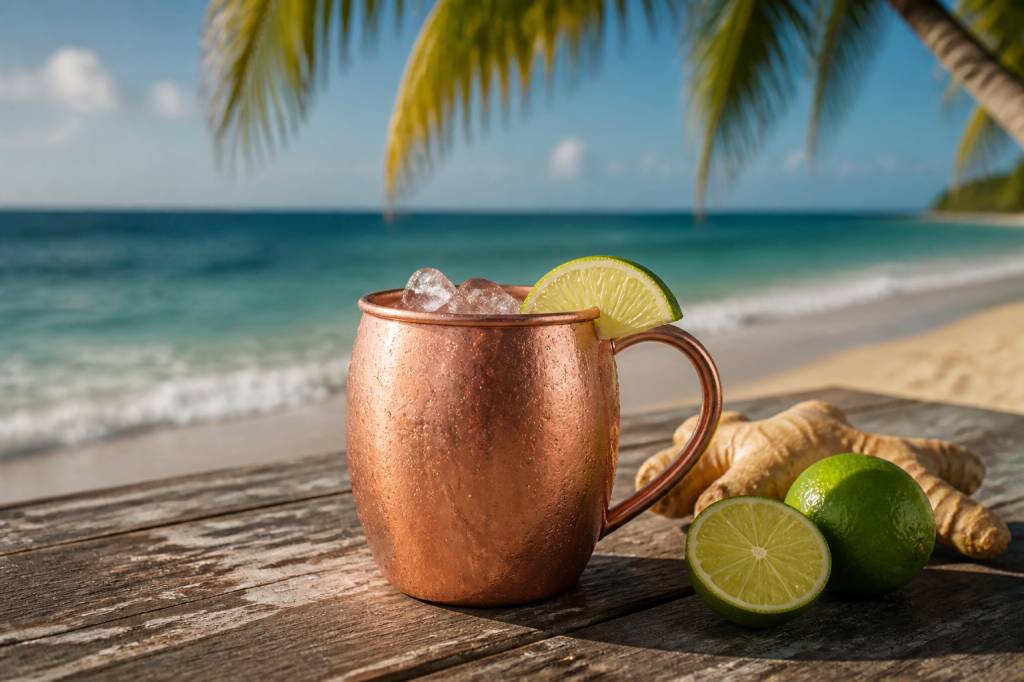 Caribbean mule: a refreshing ginger beer cocktail with tropical character